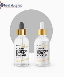 Lọ thủy tinh trong suốt đựng tinh dầu có nắp nhỏ giọt 30ml